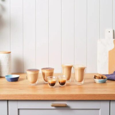 De'Longhi Cappuccino Glasses