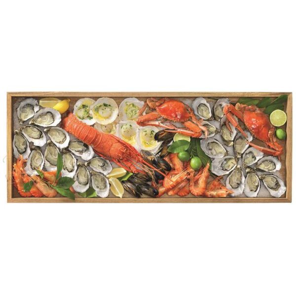 Acacia Rectangular Serving Tray Size 90X35X5cm by Alex Liddy