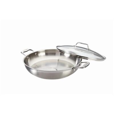 iconiX Stainless Steel Chef Pan with Lid Size 32cm by Baccarat