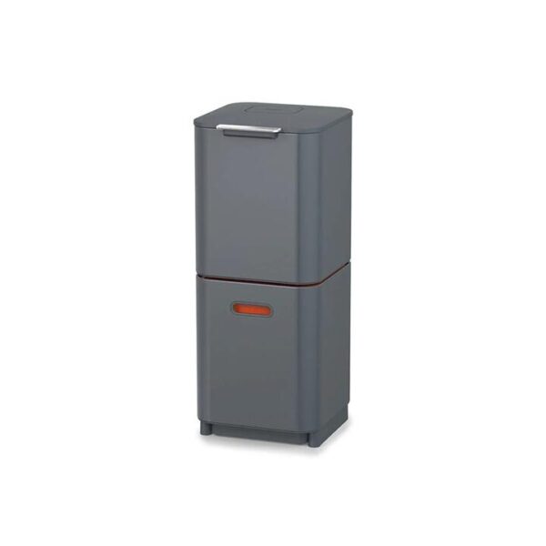 Totem Compact Waste Separation Unit 40L Graphite Size 36.5X43X79.5cm by Joseph Joseph