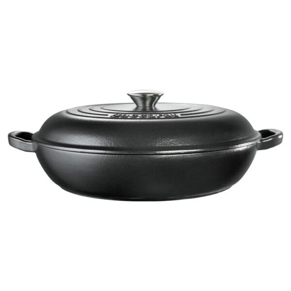 Le Connoisseur Round French Saute Pan Size 31X6.7cm in Black by Baccarat