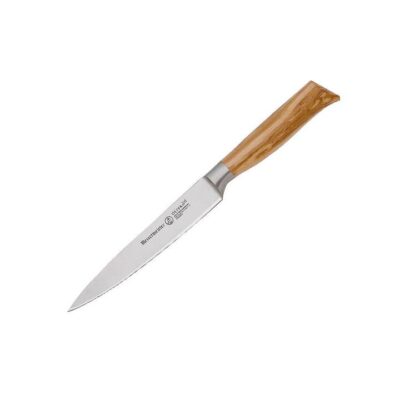 Oliva Elite Utility Knife with Olive Wood Handle Size 15cm by Messermeister