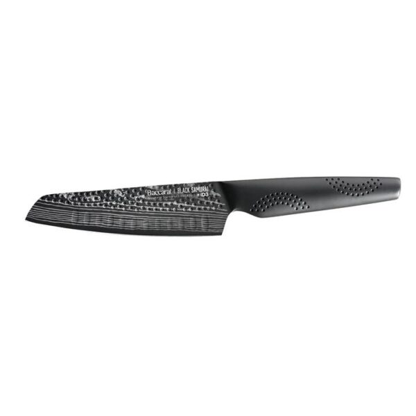 iD3 Samurai Santoku Knife Size 15cm in Black by Baccarat