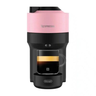 De'Longhi Vertuo Pop Capsule Coffee Machine Bundle Candy Pink