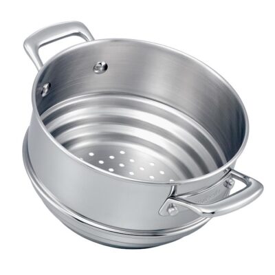 Essteele Stainless Steel Universal Steamer Insert 16/18/20cm  - Best, Luxury Cookware - Made in Italy  - Bundle and Save