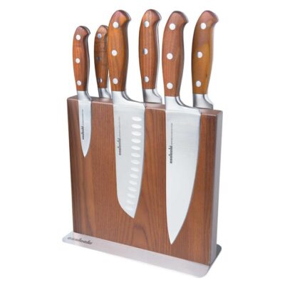 Essteele 7 Piece Knife Block  - Best, Luxury Cookware - Made in Italy