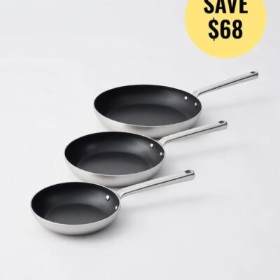 MAKO GENIUS 5-PLY NON-STICK FRYING PAN TRIO