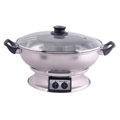 1350W Teppanyaki Steam Boat Electric Hot Pot Size 42X22X33cm by Maxim