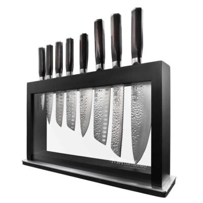 Damashiro Emperor Hisa 9 Piece Knife Block by Baccarat