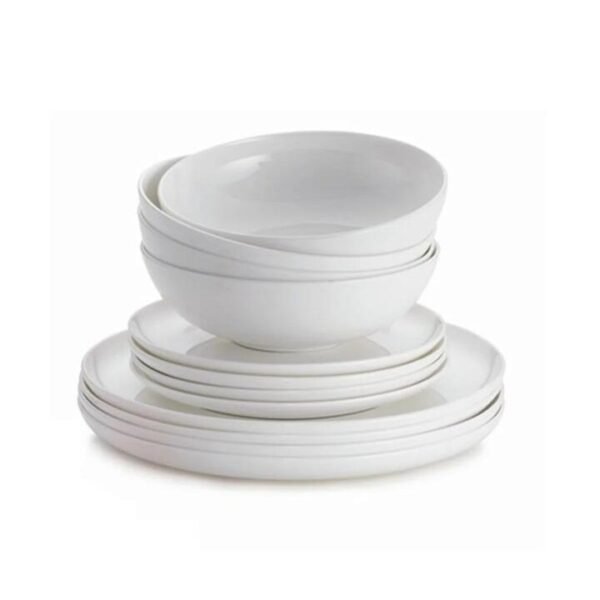 Aquis Coupe 12 Piece Dinner Set by Alex Liddy