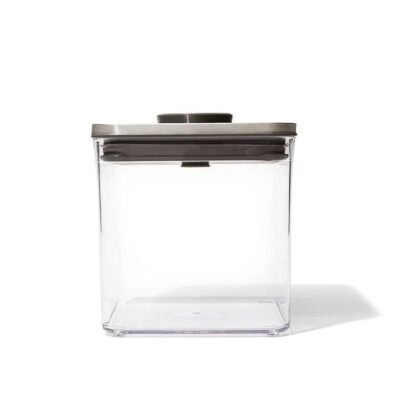 Pop 2.0 Steel Big Square Short Container 2.6L Size 16X16X16 by OXO