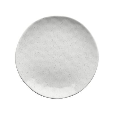 Speckle Stoneware Side Plate Milk Size 20cm by Ecology