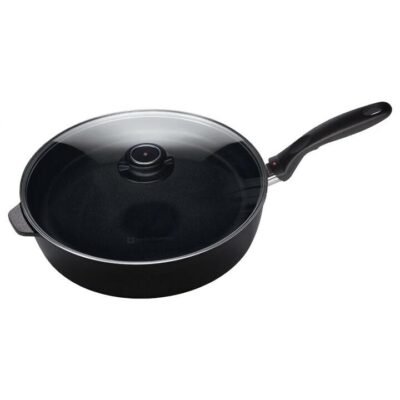 XD Induction Deep Saute Pan With Glass Lid Size 28X7.5cm by Swiss Diamond