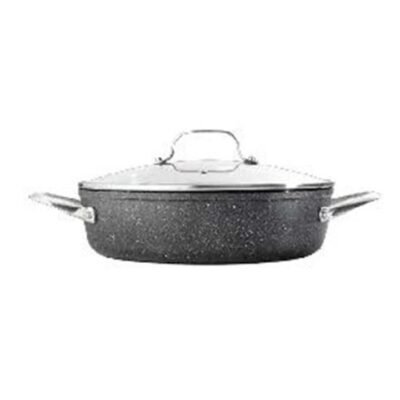 Rock Saute Pan with Lid Size 28cm by Baccarat