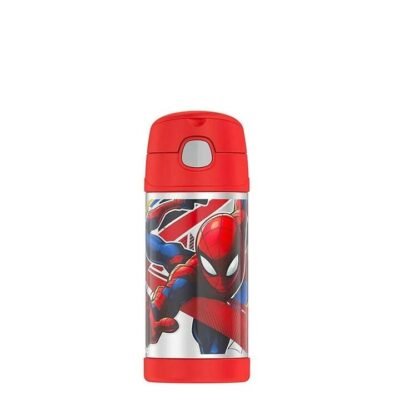 FUNtainer Stainless Steel Vacuum Insulated Drink Bottle Size 355ml in Blue by Thermos-Blue