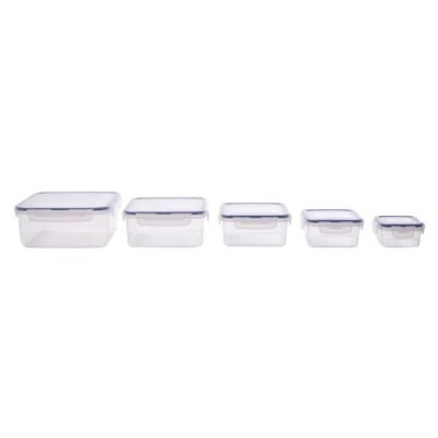 Locknlock Classic 5 Piece Square Container Set