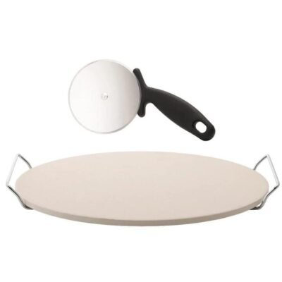 Professional Flameproof 3 Piece Pizza Stone Set by Soffritto