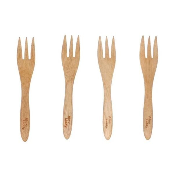 Acacia Tapas Forks Set of 4 by Alex Liddy