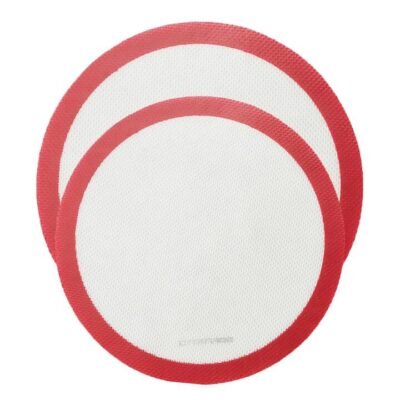 Professional Bake 2 Piece Silicone Round Baking Mats Size 1X21.5cm by Soffritto
