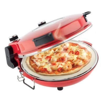 The Gourmet Slice Pizza Oven Size 38.5X33.0X19.0cm in Red by Baccarat-Red
