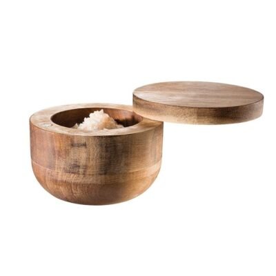 Acacia Salt Keeper Size 9.5X6.5cm by Alex Liddy