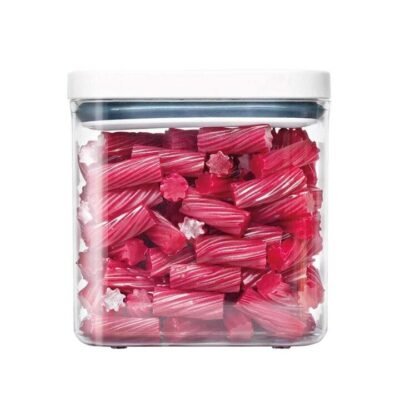 Medium Rectangular Locking Canister Size 1700ml by GoFresha