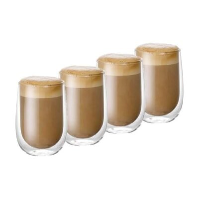 Barista Cafe Double Wall Glass Set of 4 Size 350ml by Baccarat