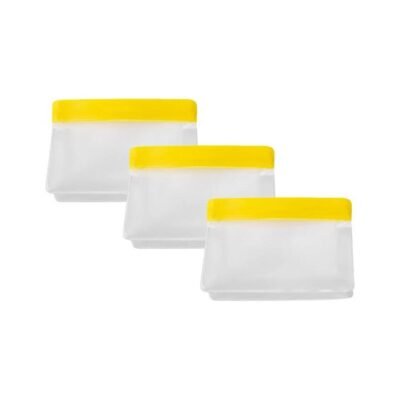 Eco Re Use 3 Piece Food Bag Set Small Size 15.5X5X11.5cm by Scullery