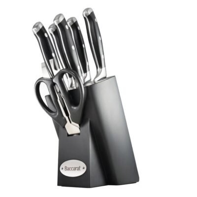 Artisan Finster 7 Piece Knife Block by Baccarat