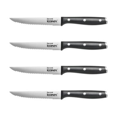 iconiX 4 Piece Steak Knife Set by Baccarat