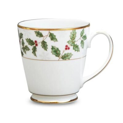 Noritake Holly and Berry Set of 4 Mugs 350ml