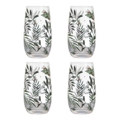 Ladelle Garland Set of 4 Highball Tumbler