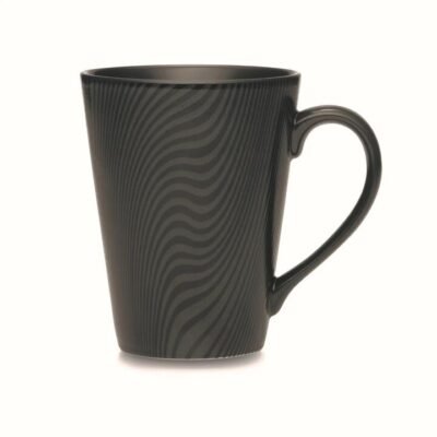 Noritake Black On Black 4 Piece Mug Set 350ml