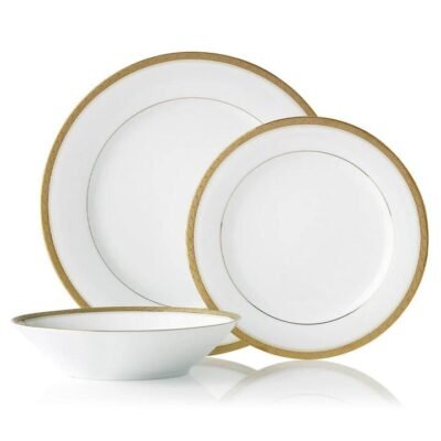 Noritake Charlotta 12 Piece Dinner Set Gold