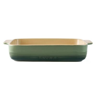 Baccarat Le Connoisseur Stoneware Lasagne Baking Dish 38cm Sage
