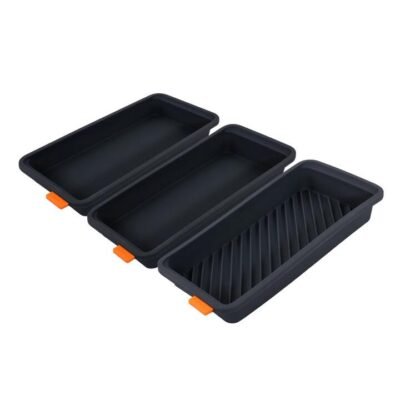 Bakemaster Set of 3 Divider Trays 28x13x3.5cm