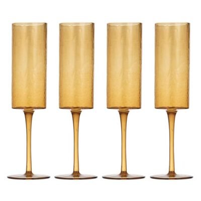 Ladelle Flynn Set of 4 Champagne Glasses