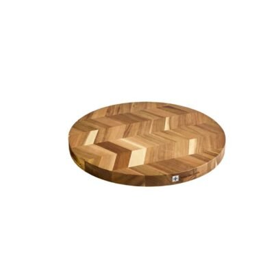 Swiss Diamond Premium Kitchen Round Herringbone Cutting Board 38cm