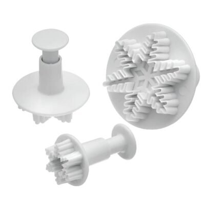 Mondo Snowflake Plunger Cutter 3 Piece Set