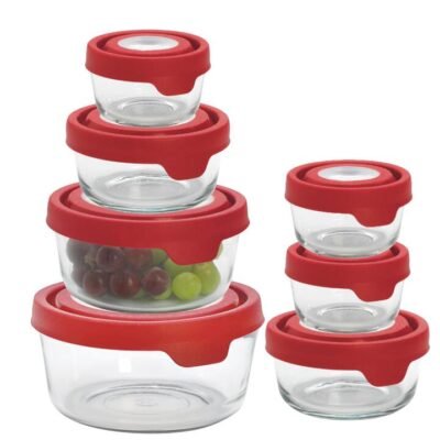 Anchor Hocking Trueseal Storage Container Round 14 Piece Set Set