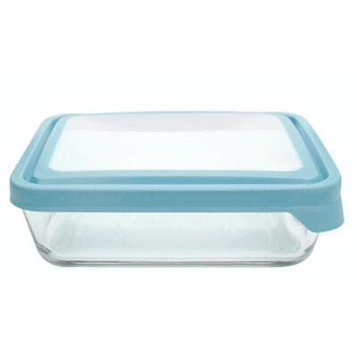 Anchor Hocking Trueseal Storage Container Rectangle 11 Cup Blue