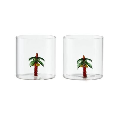MyHouse Calypso Set of 2 Palm Tumblers