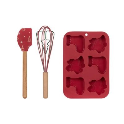 Davis & Waddell Christmas Cake Mould And Kitchen Utensils Gift Set