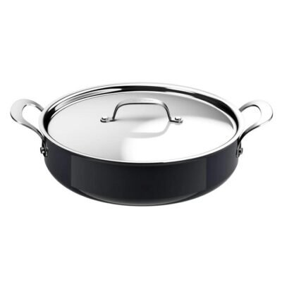 Tefal by Jamie Oliver Ceramic Enjoy Shallow Pan 30cm with Pan Protector