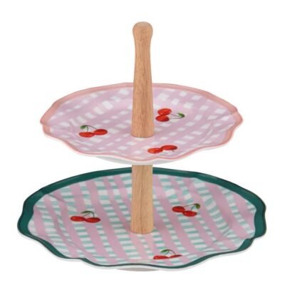 Ladelle Capri 2 Tier Stand Cherry Scallop