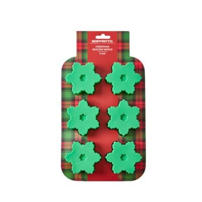 Soffritto Professional Bake Silicone 6 Cup Xmas Mould
