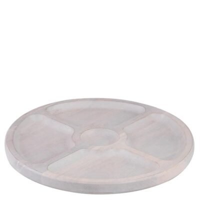 Ladelle Hampton Round Sectional Platter