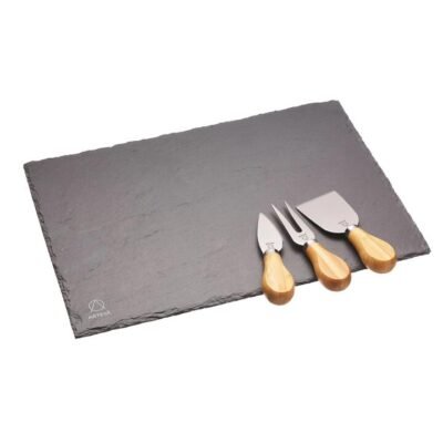 Artesa Slate Cheese Platter Set