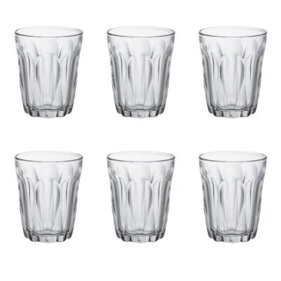 Provence Set of 6 Tumbler Glasses 130ml Size 6.5X6.5X8cm by Duralex-130ml