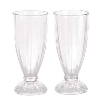 Davis & Waddell Betty Set of 2 Milkshake Glasses 350ml